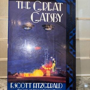 The Great Gatsby by F. Scott Fitzgerald - Blue Cover